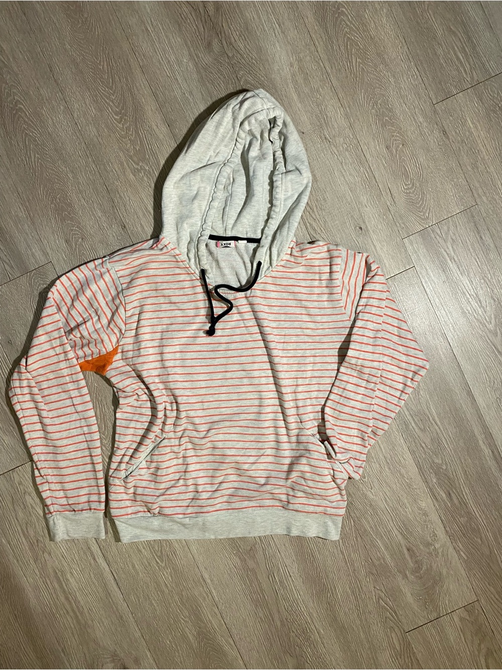 💜 Roxy Hoodie - Orange Striped - XL